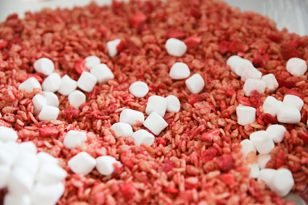 marshmallows in rice krispie treats