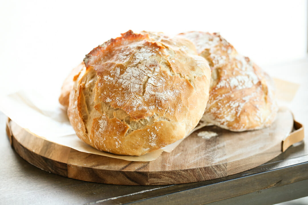 No-knead artisan bread