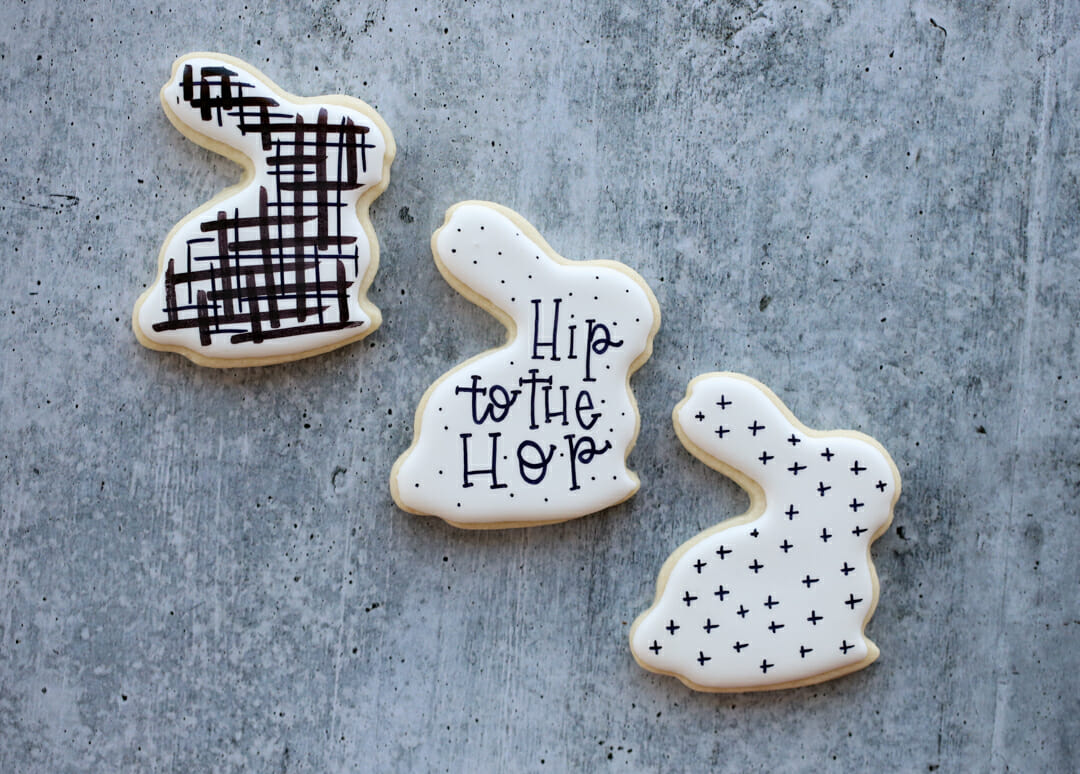 modern easter cookie designs