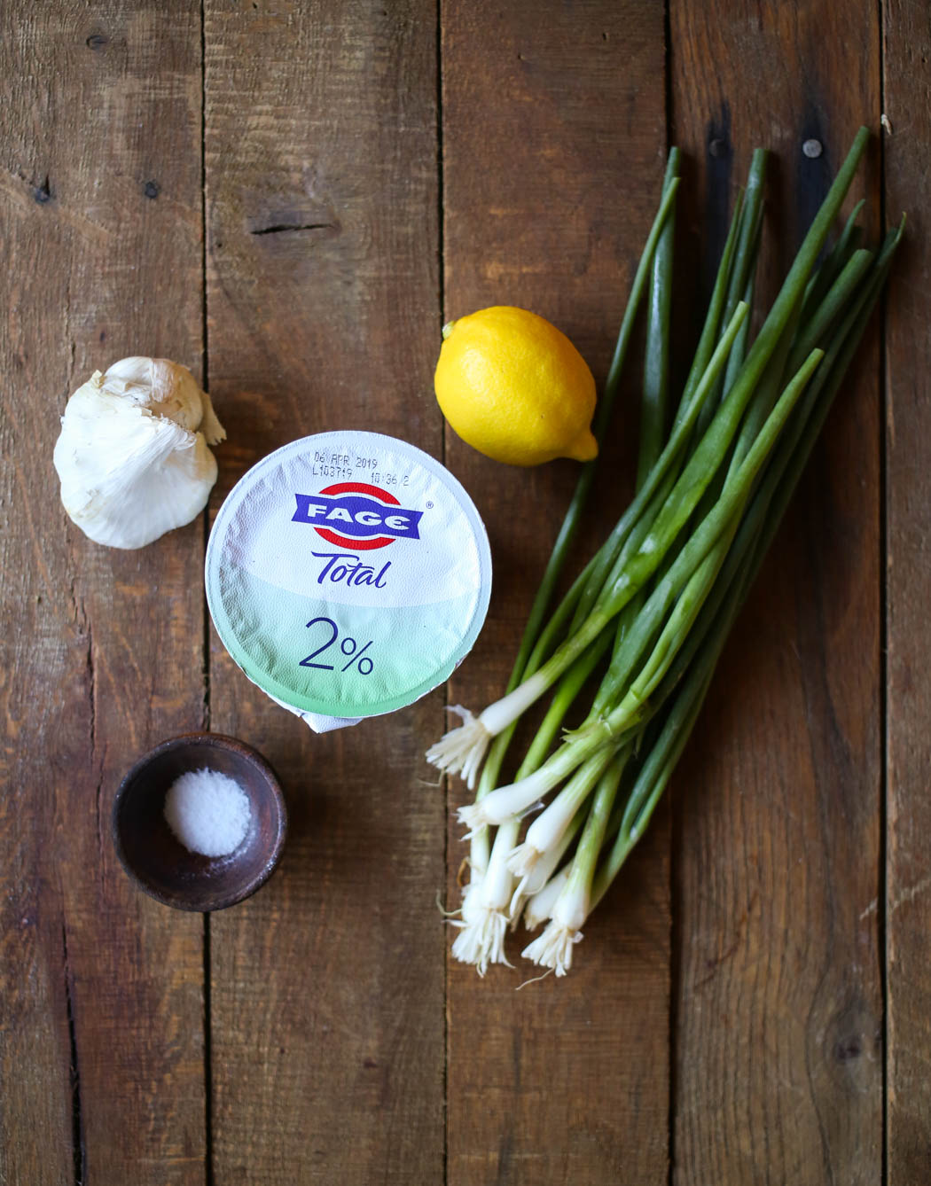 ingredients for greek yogurt dip from our best bites