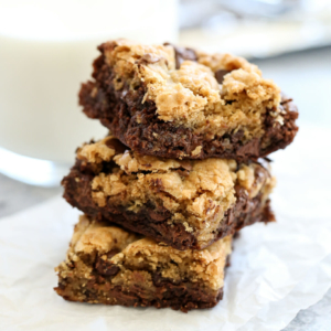 stack of brownies