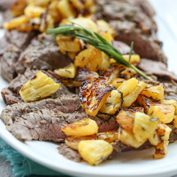 Easy Pineapple Rosemary Flank Steak Our Best Bites
