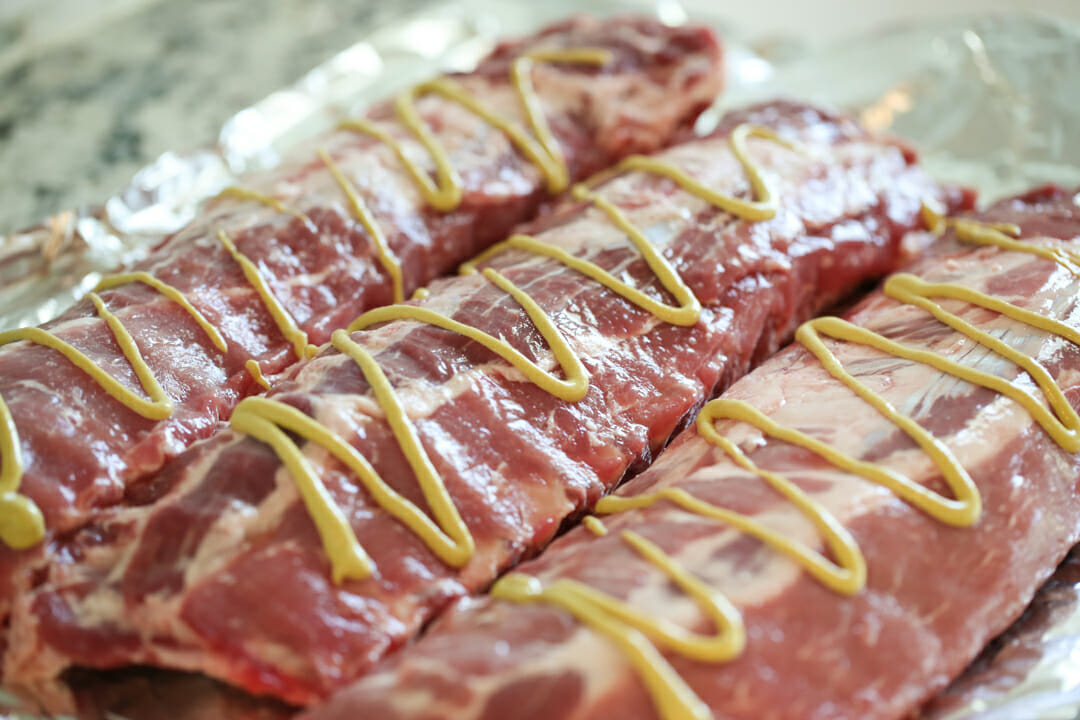 bbq ribs prep