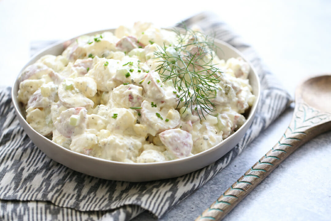 potato salad in bowl