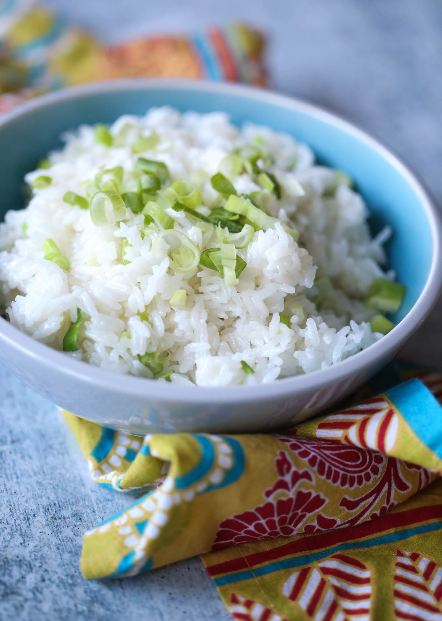 sweet and savory coconut rice from our best bites