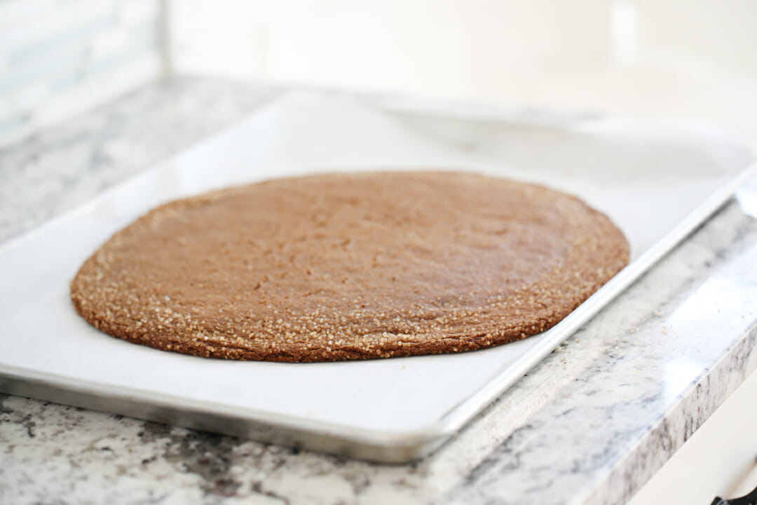 giant ginger cookie