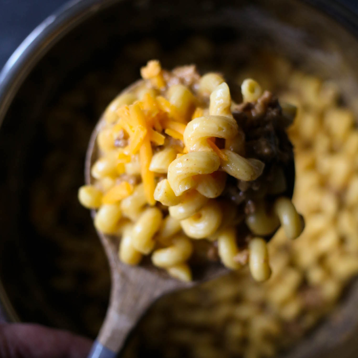 instant pot cheeseburger macaroni from our best bites