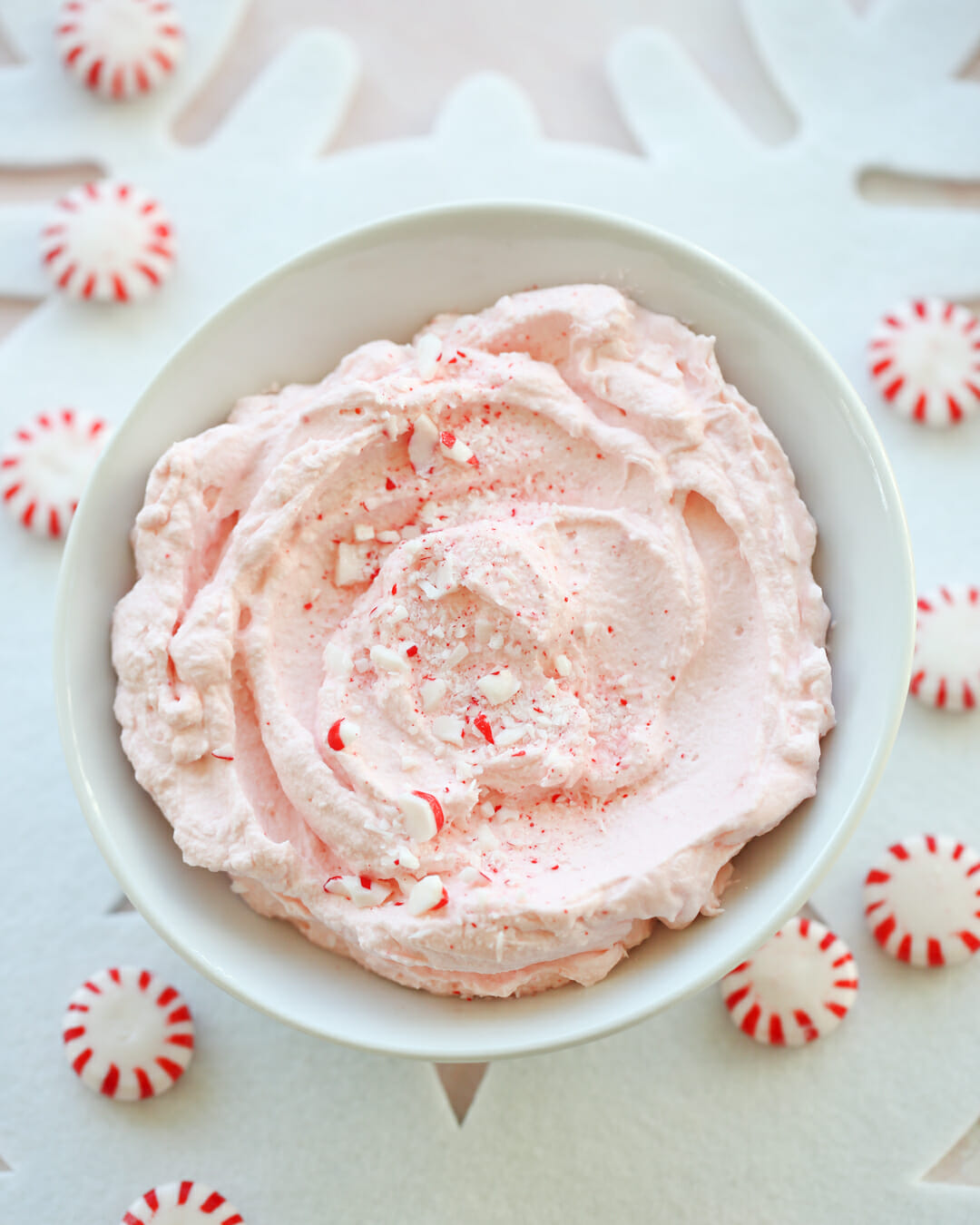 peppermint whipped cream