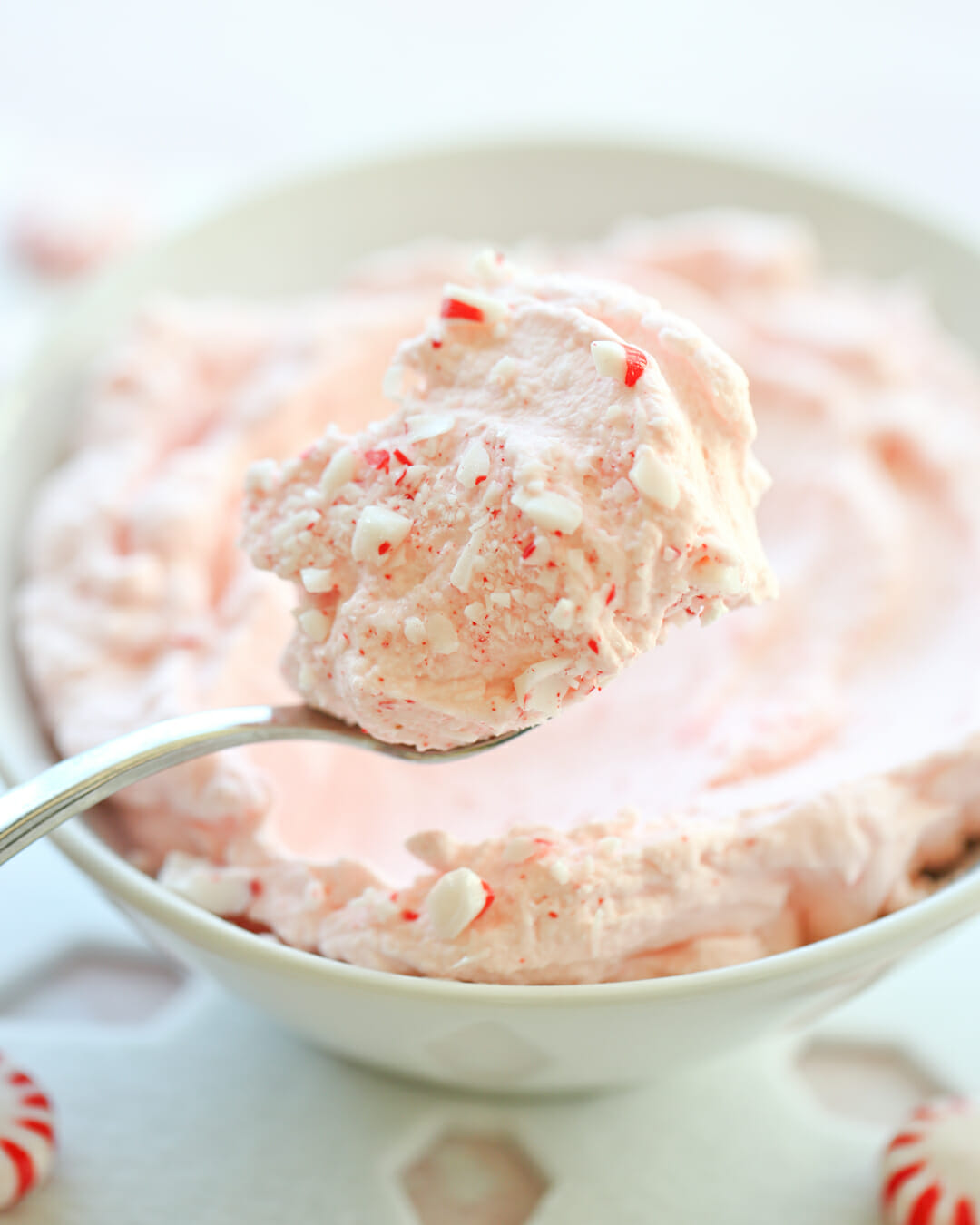 whipped peppermint cream