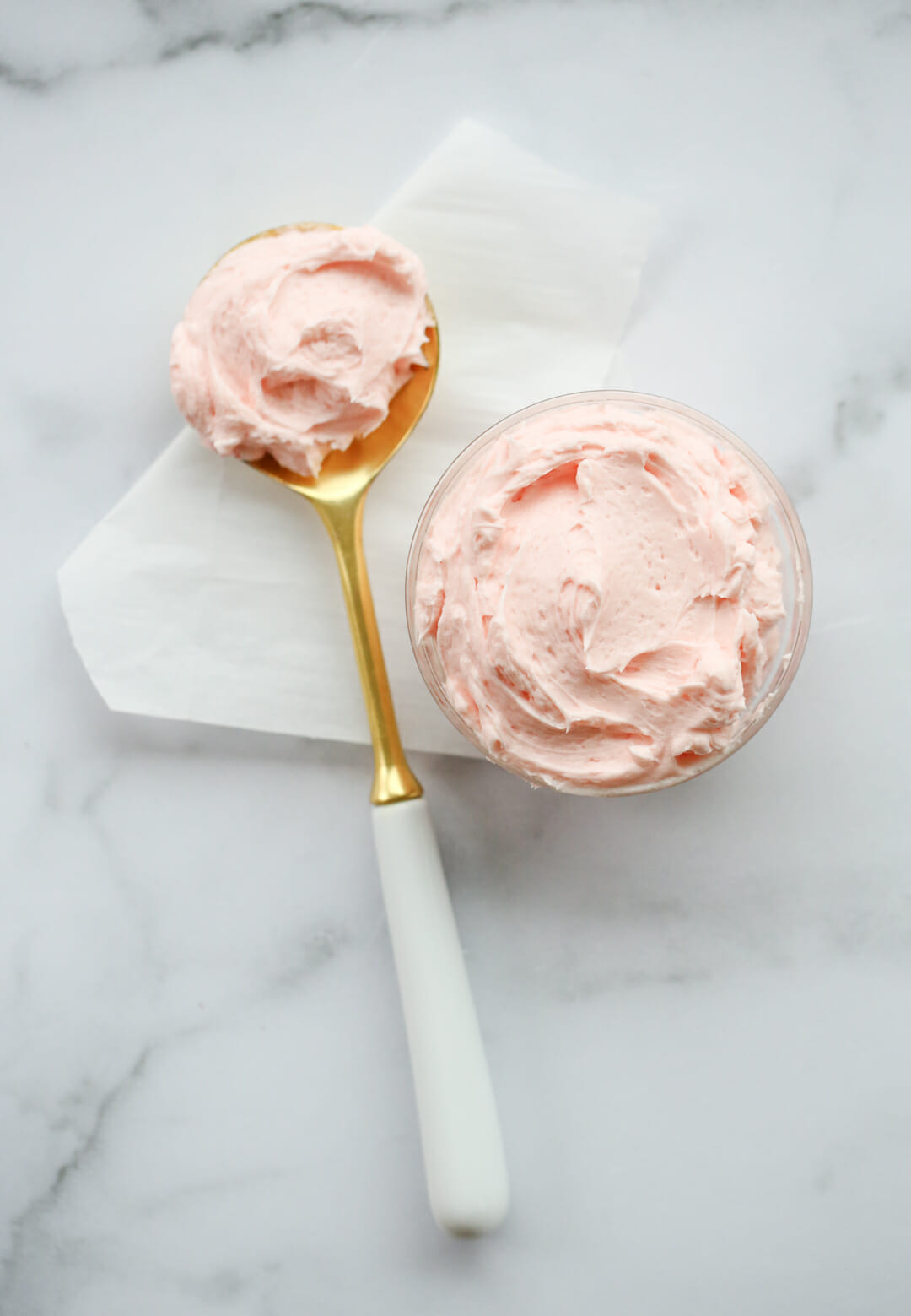 Pink Buttercream Frosting
