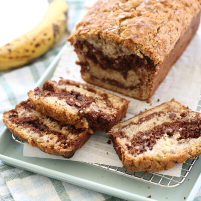 Chocolate Swirled Banana Bread