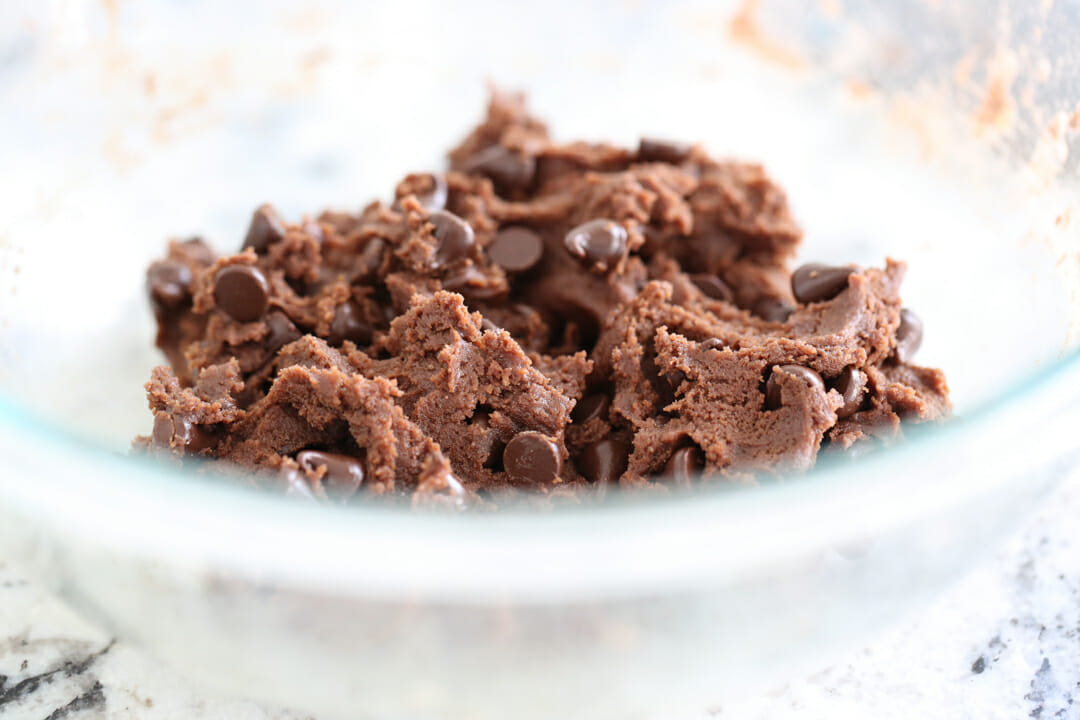 Giant Double Chocolate Fudge Cookie Dough