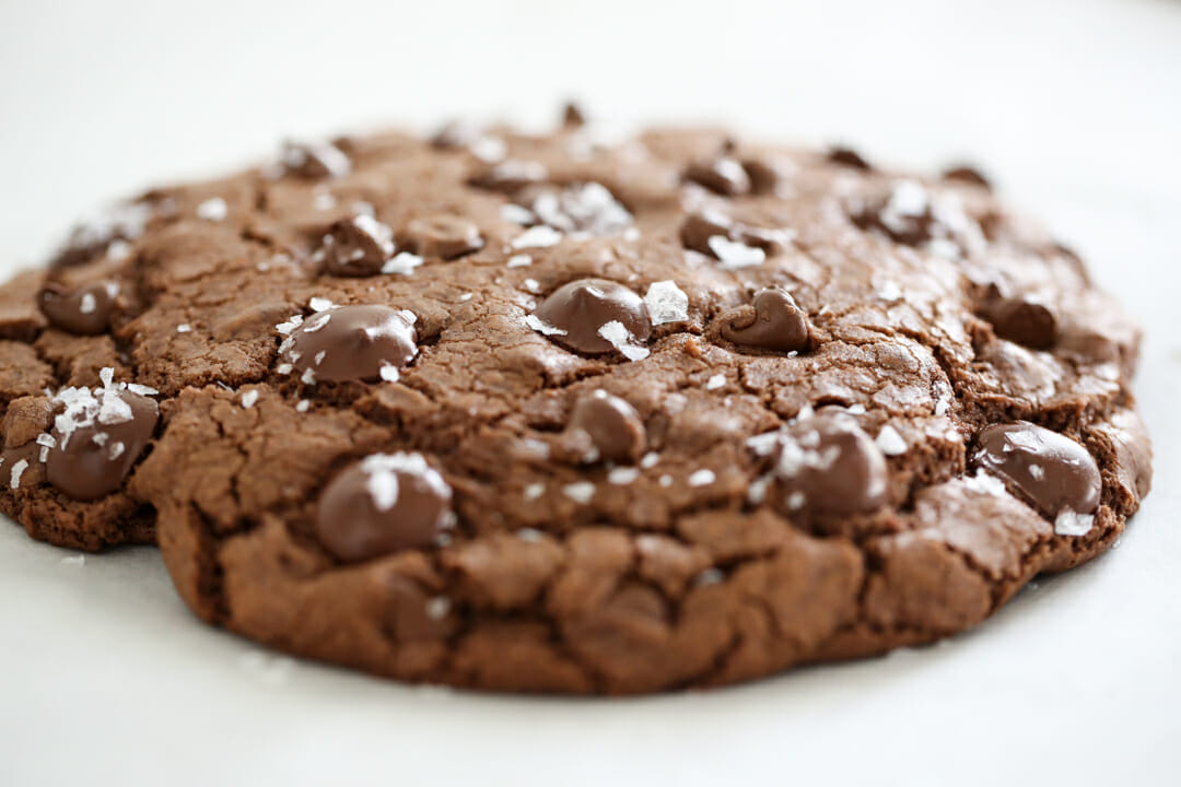 Giant Double Chocolate Fudge Cookie