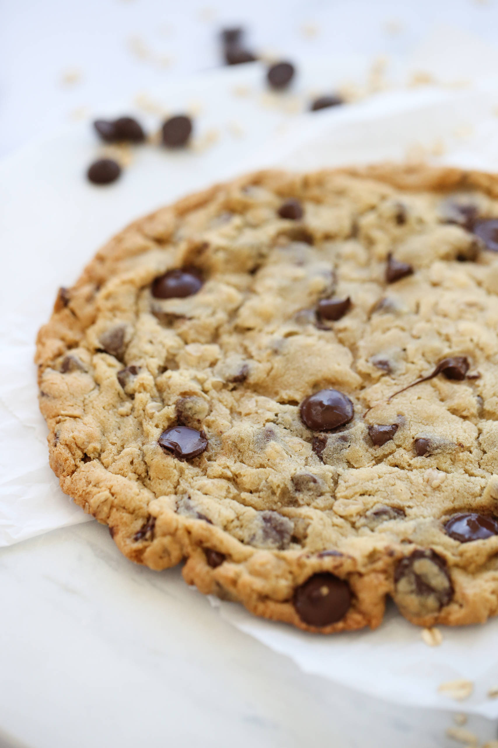 Big Giant Chocolate Chip Cookie - Our Best Bites