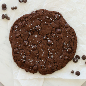 Big Giant Double-Chocolate Fudge Cookie