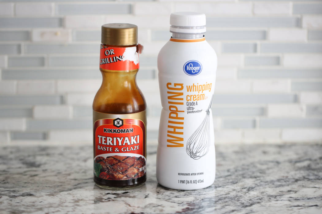 teriyaki sauce and cream