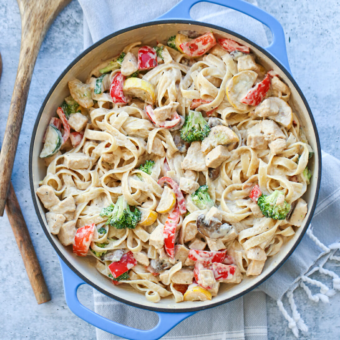 Teriyaki Chicken Alfredo