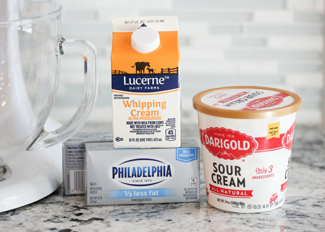 No Bake Cheesecake Ingredients