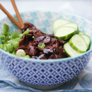 korean beef noodle bowls