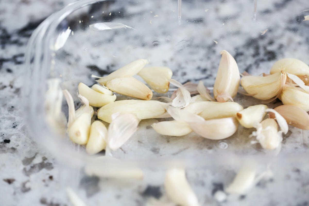 Garlic Marinade in Bowl