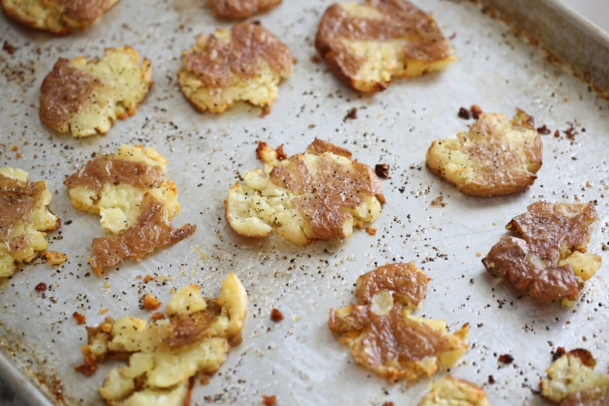 Crash Hot Potatoes Recipe - How to Make Crispy Smashed Potatoes