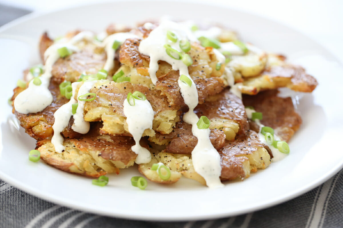 Crash Hot Potatoes Recipe - How to Make Crispy Smashed Potatoes