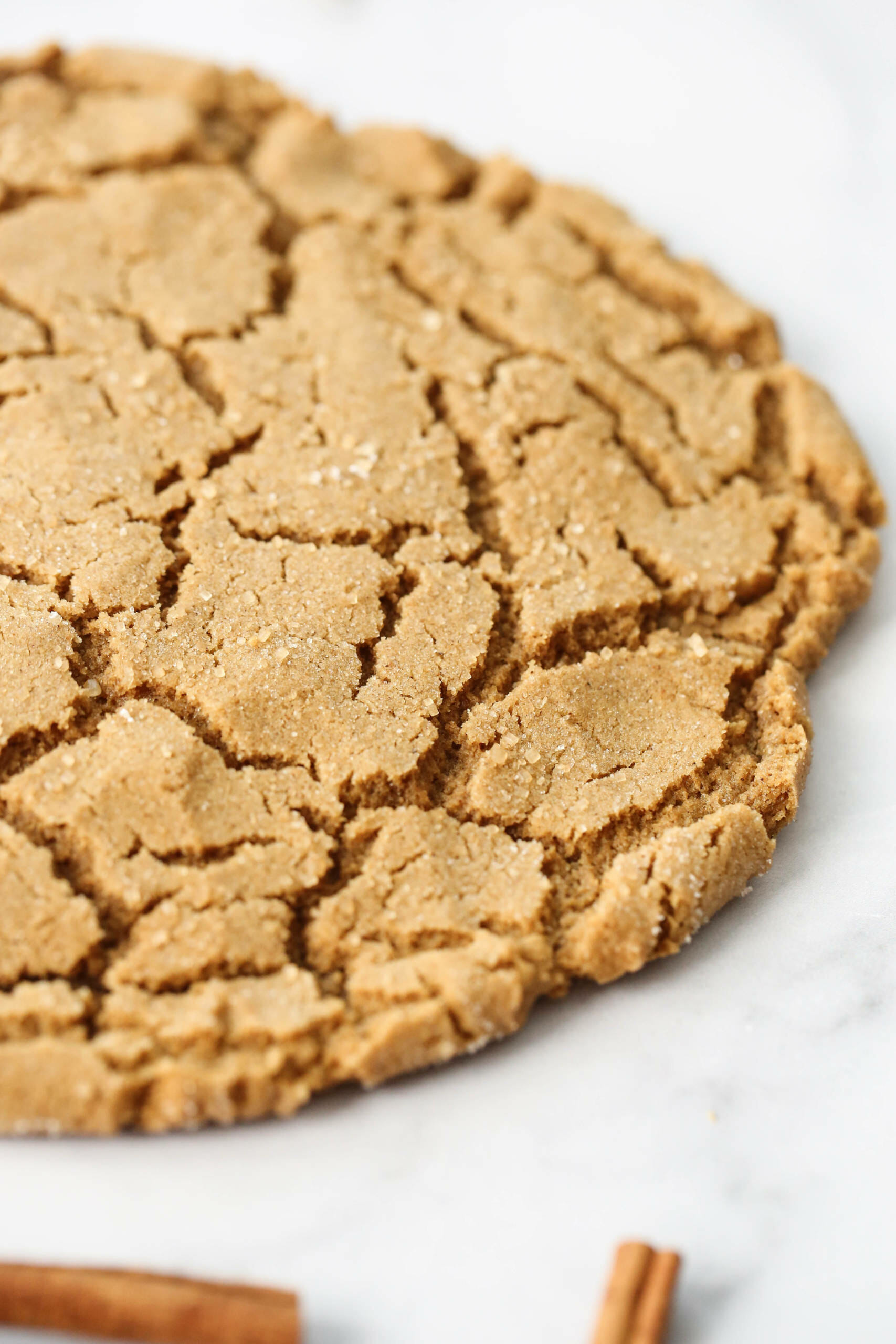 soft and chewy ginger cookie