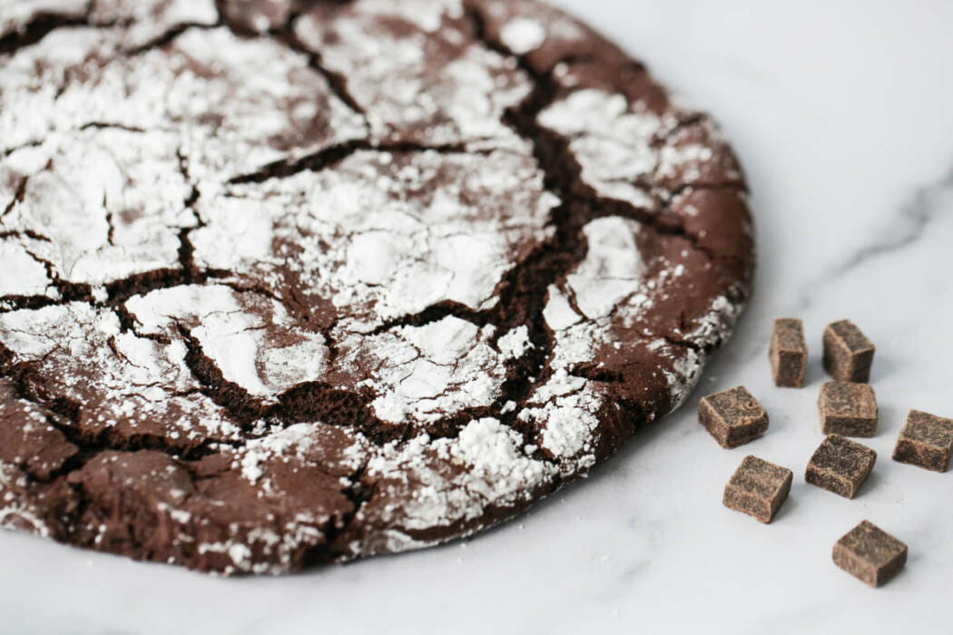 Giant Chocolate Crinkle Cookie Our Best Bites