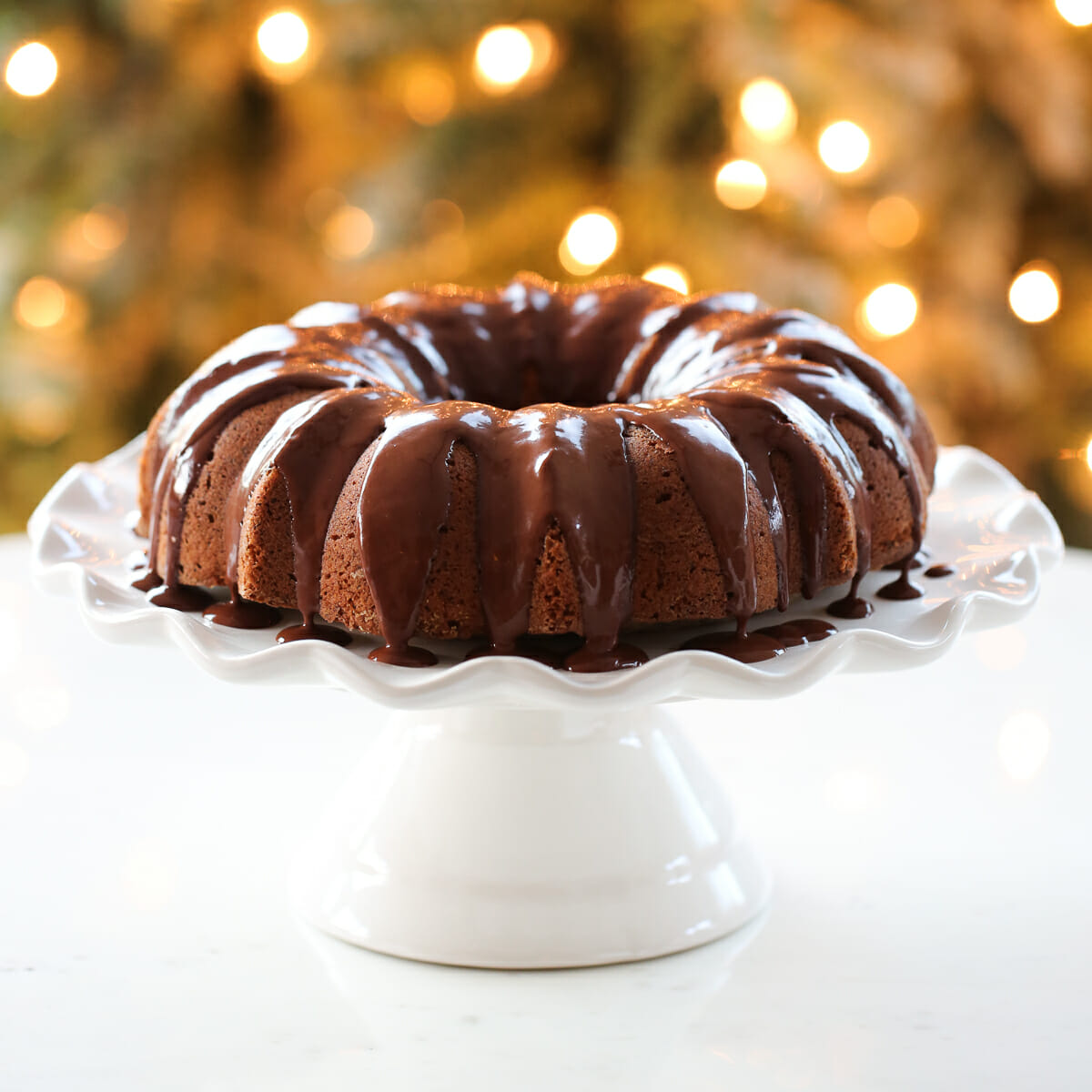 Easy Gluten Free Chocolate Pound Cake - Fearless Dining