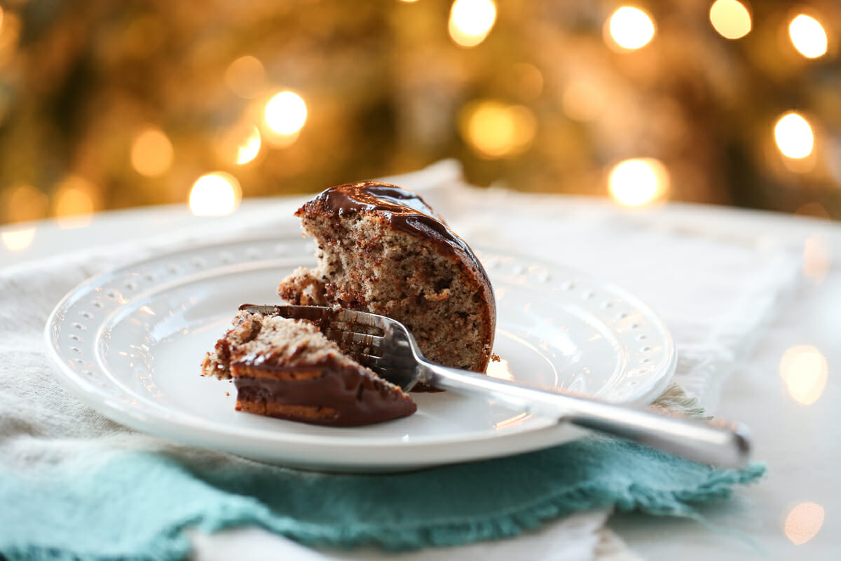 Sliced Bundt Cake