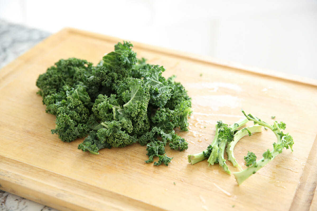 Chopped kale