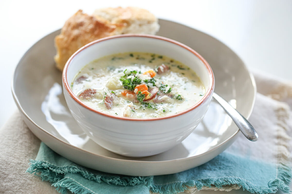 Smoked Sausage Soup With Potatoes And Kale Our Best Bites