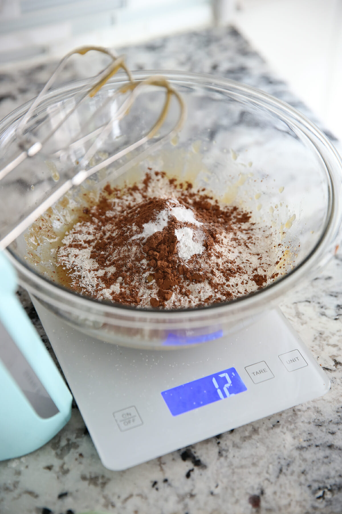 Weighing Baking Ingredients