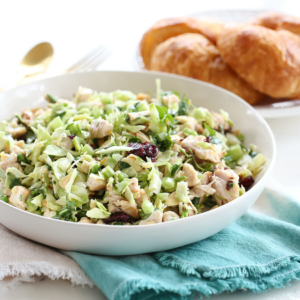 Cabbage Chicken Salad in Bowl