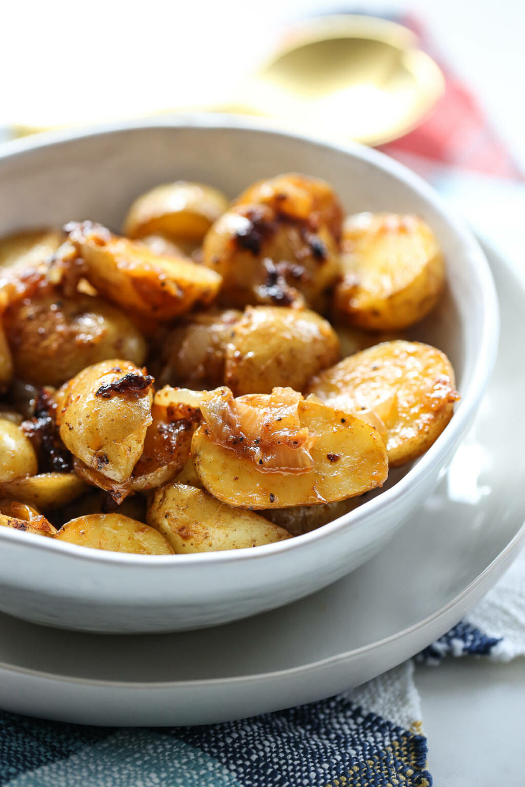 Smoky Oven Roasted Potatoes And Onions - Our Best Bites