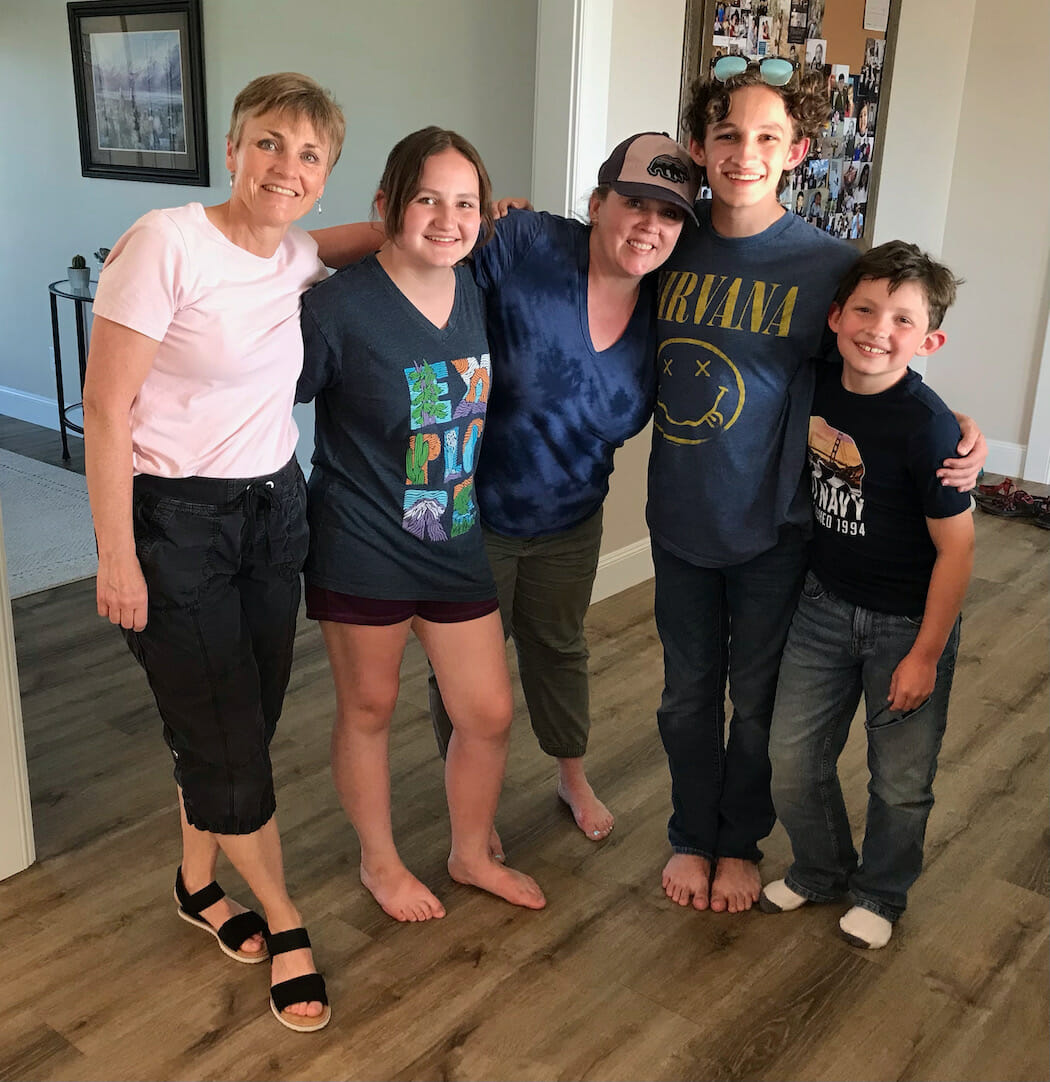 family in Rexburg, Idaho