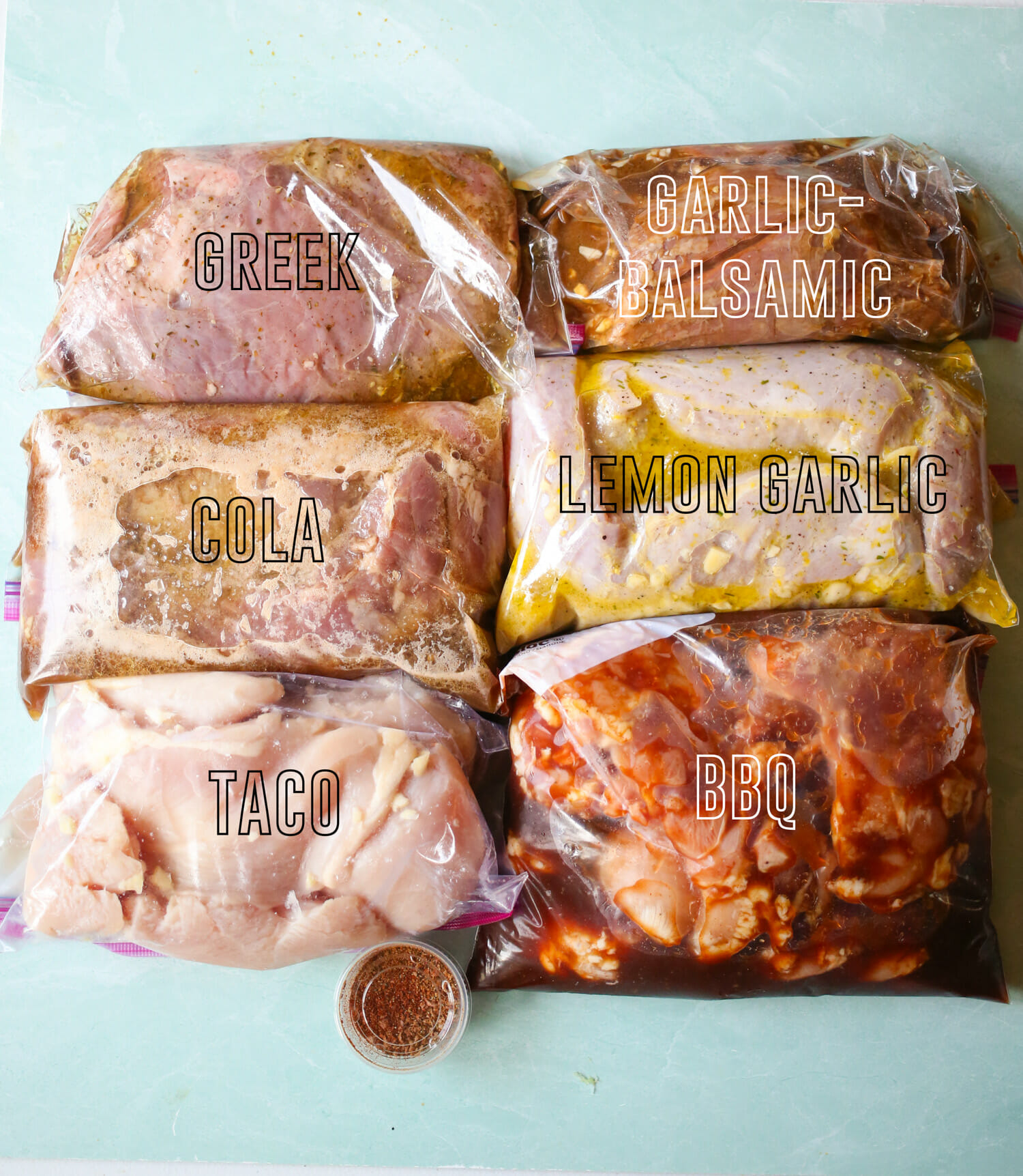 meat marinading in bags from our best bites