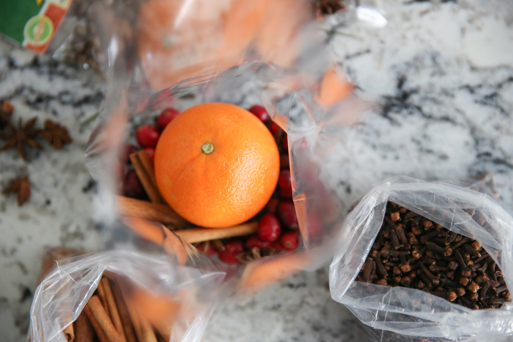 Orange Peppermint Simmer Pot Kit Holiday Stovetop Simmer Potpourri