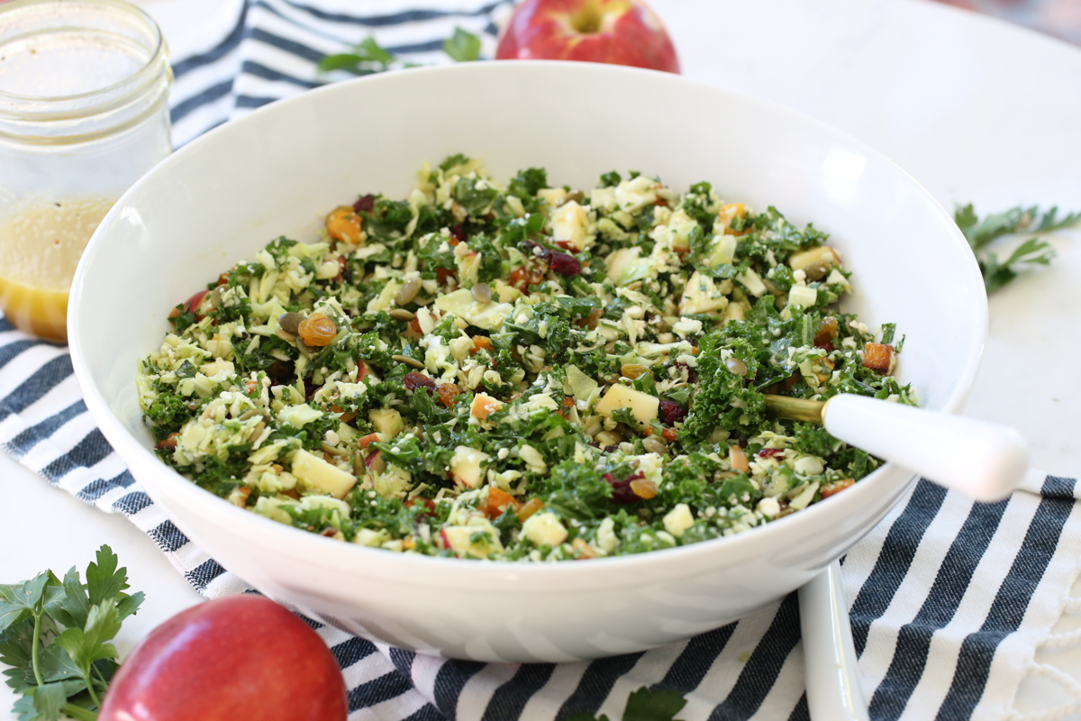 Autumn Chop Salad in bowl