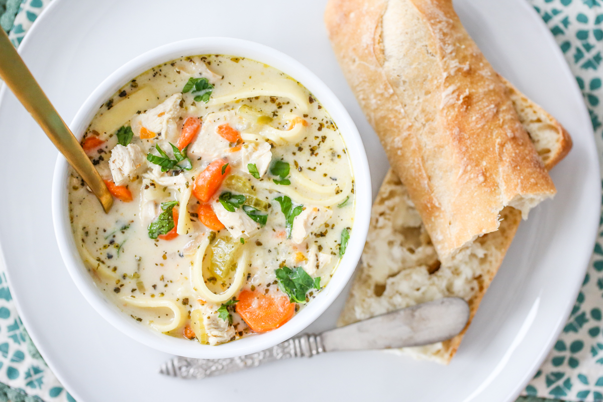 Creamy Chicken Noodle Soup