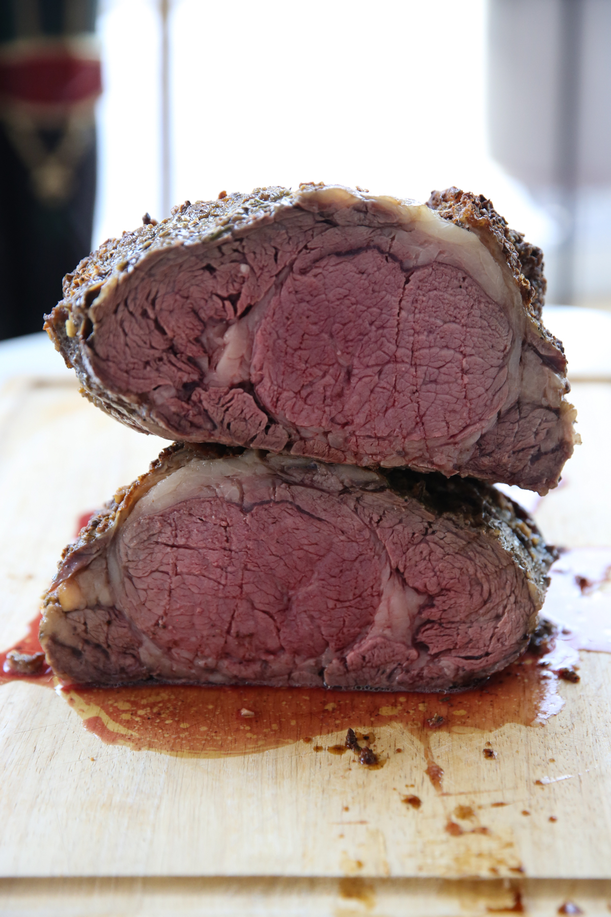 sliced prime rib
