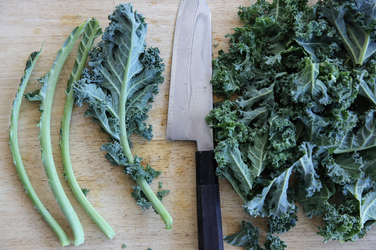 finely chopped kale