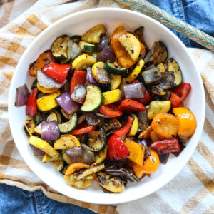Bowl of Grilled vegetables