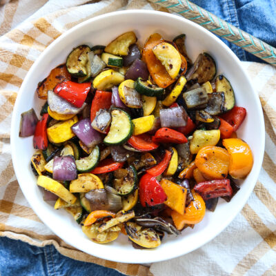 Bowl of Grilled vegetables