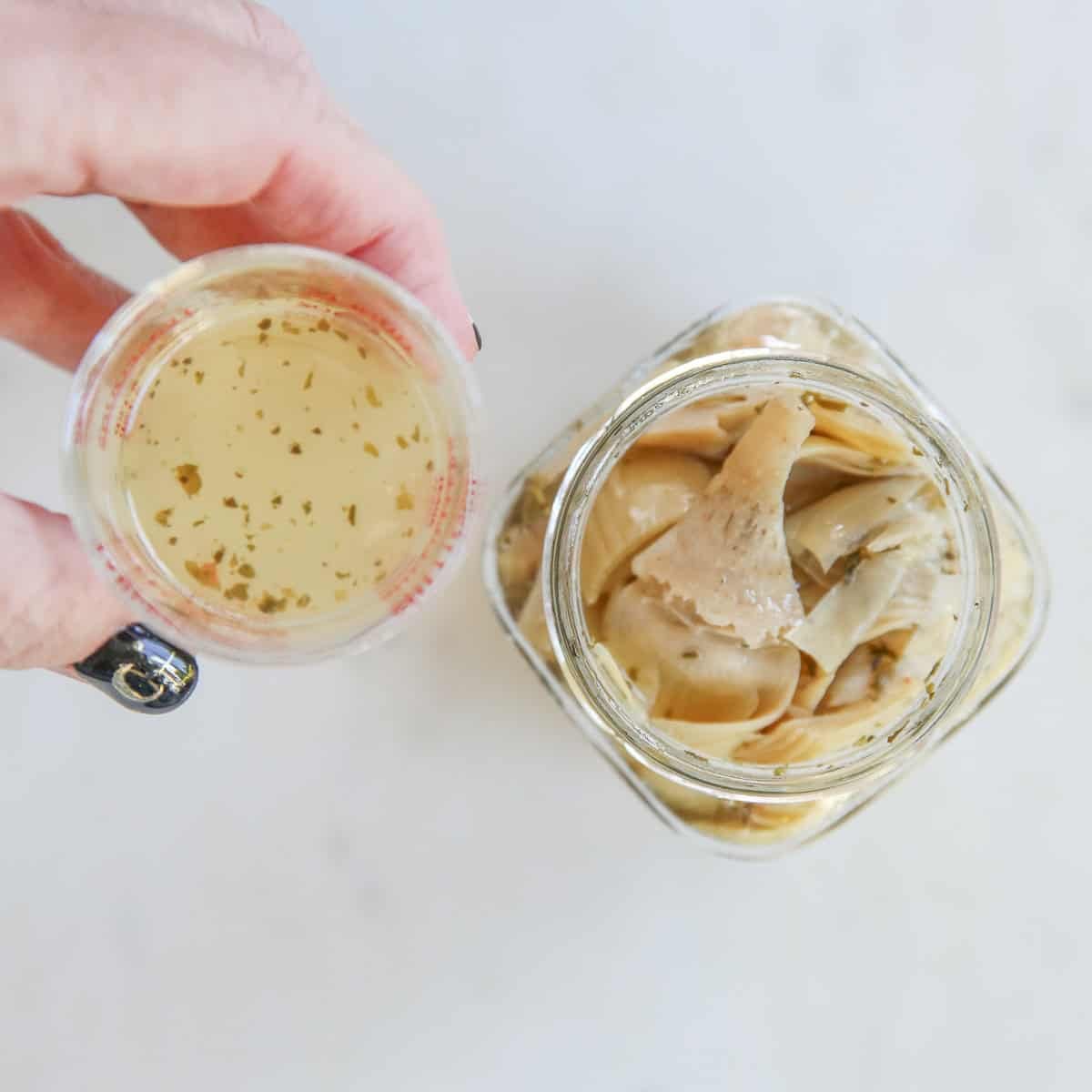 jar of artichokes